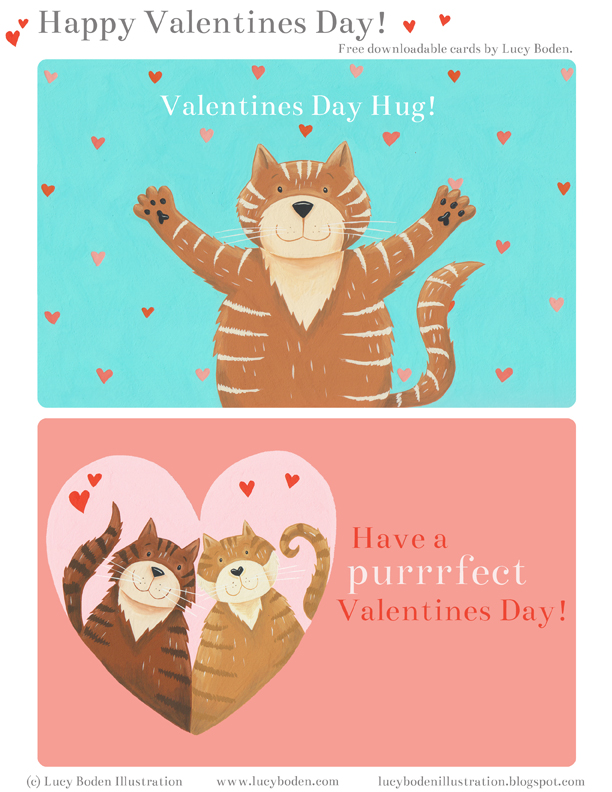 We Love to Illustrate: FREE Printable Valentine's Day Cards For Kids!