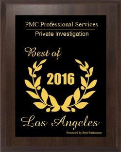 PRIVATE INVESTIGATORS AWARD OF EXCELLENCE PRIVATE INVESTIGATOR IN LOS ANGELES CA