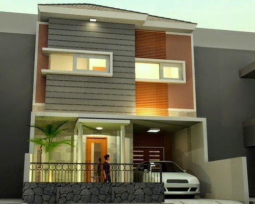 Desain Rumah Minimalis 2 Lantai 7X12 - Foto Desain Rumah 