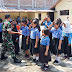 Satgas TMMD latih PBB Siswa Sekolah Dasar.