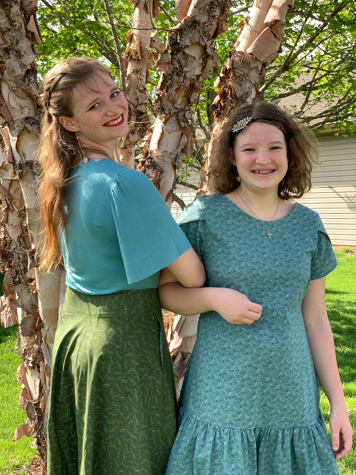 The Sewing Goatherd All Dressed up in Fluttery Easter Outfits