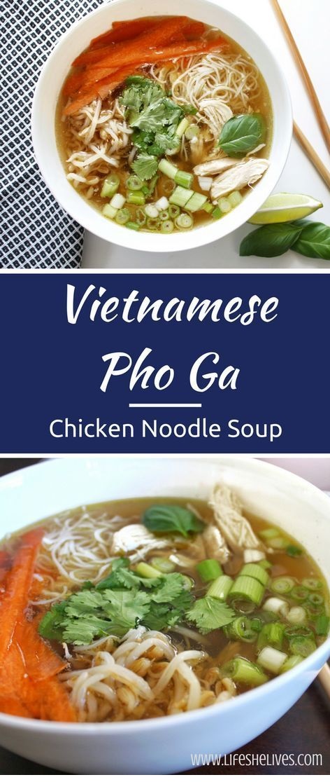 Vietnamese Pho Ga – Chicken Noodle Soup