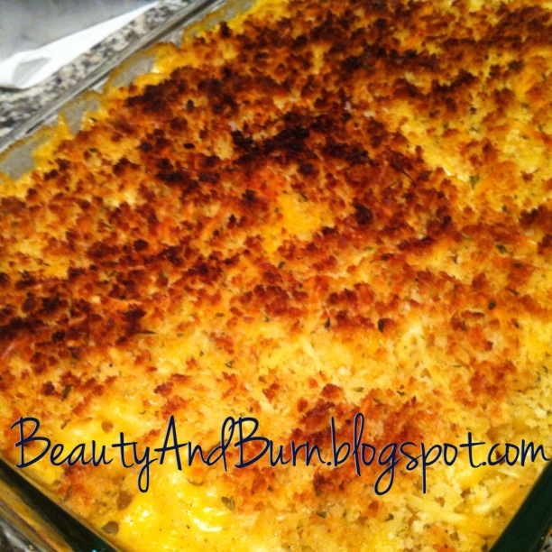 Beauty and Burn Creamy Double Cheddar Mac and Cheese