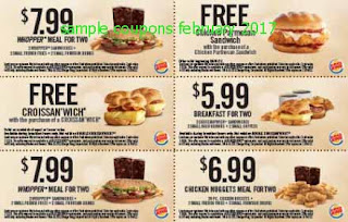 Burger King coupons february