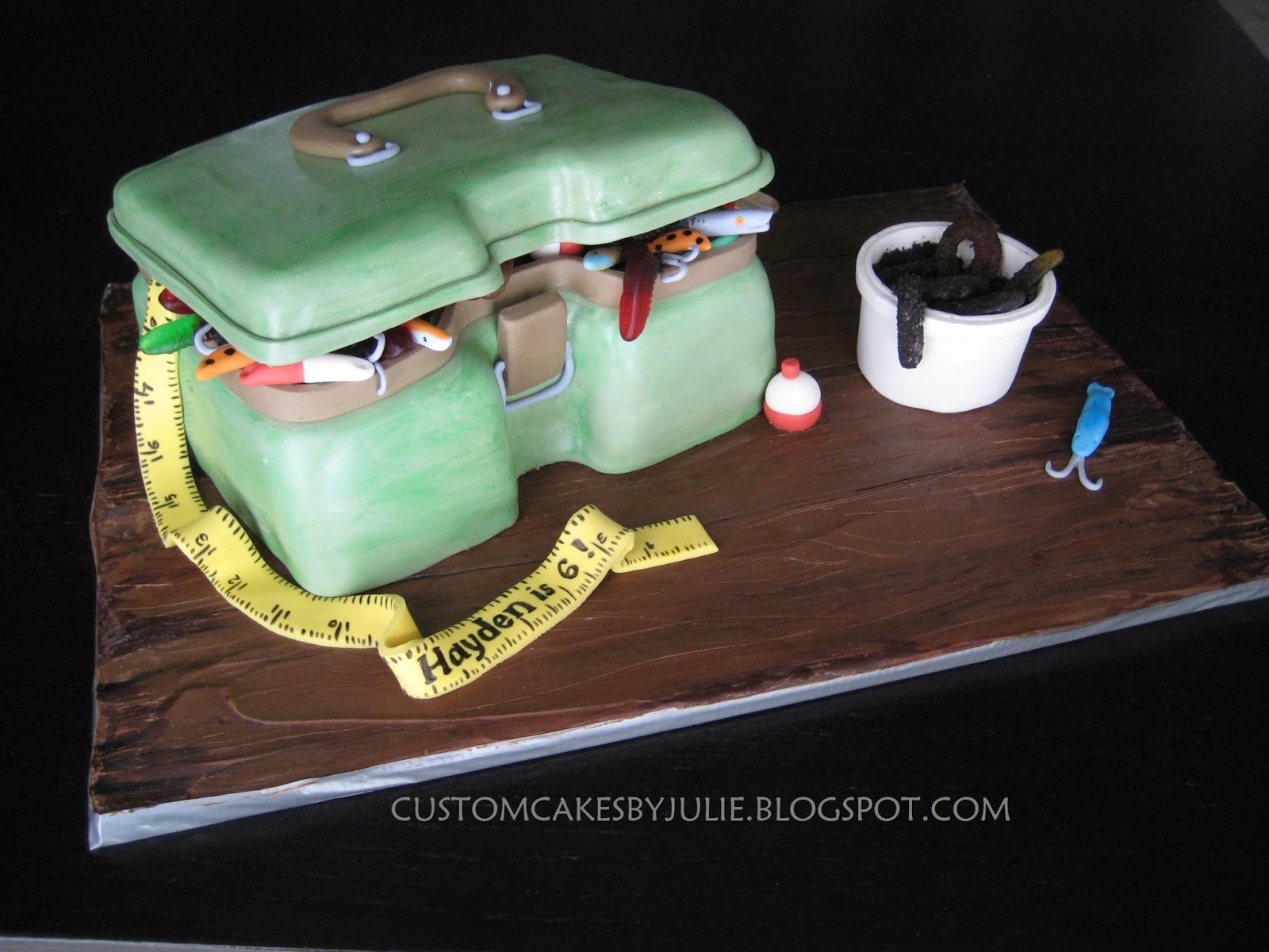 Custom Cakes by Julie Tackle Box Cake