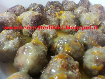 polpette all'arancia