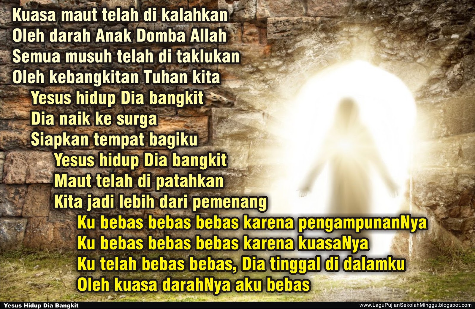 Yesus Hidup Dia Bangkit Chord Lagu Top