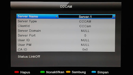 Cara Menampilkan Setting CCcam Matrix Sinema HD