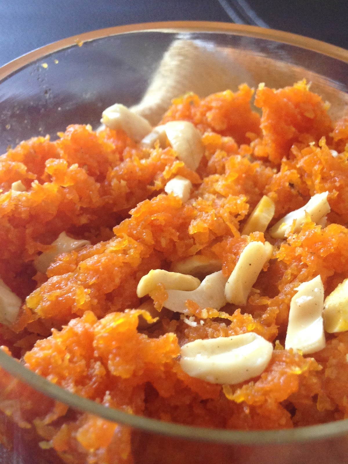 Sizzling Tastebuds Microwave Gajar Halwa Easy GF desserts