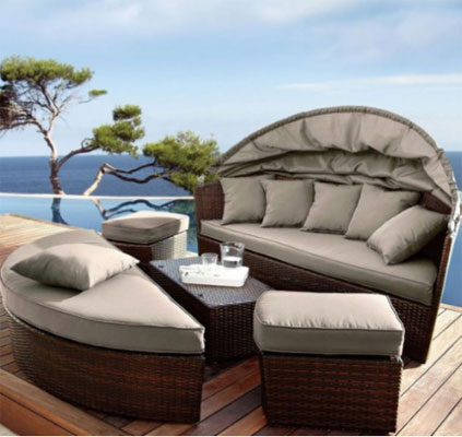 Round Outdoor Daybeds Furniture