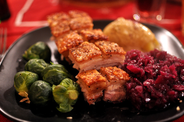 Receptes amb vida: Costella de porc rostida al forn. El Nadal a Noruega, per Anne Dale Nevestveit.