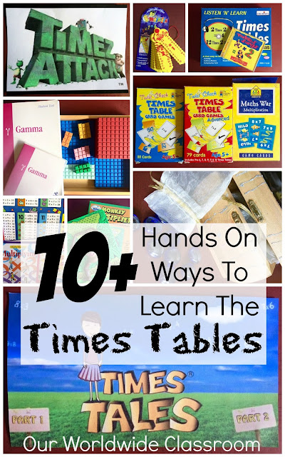 10 Hands On Ways To Learn The Times Tables
