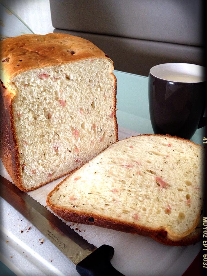 Culinary Ham & Cheese with Mixed Herbs Loaf by Vanessa Tay