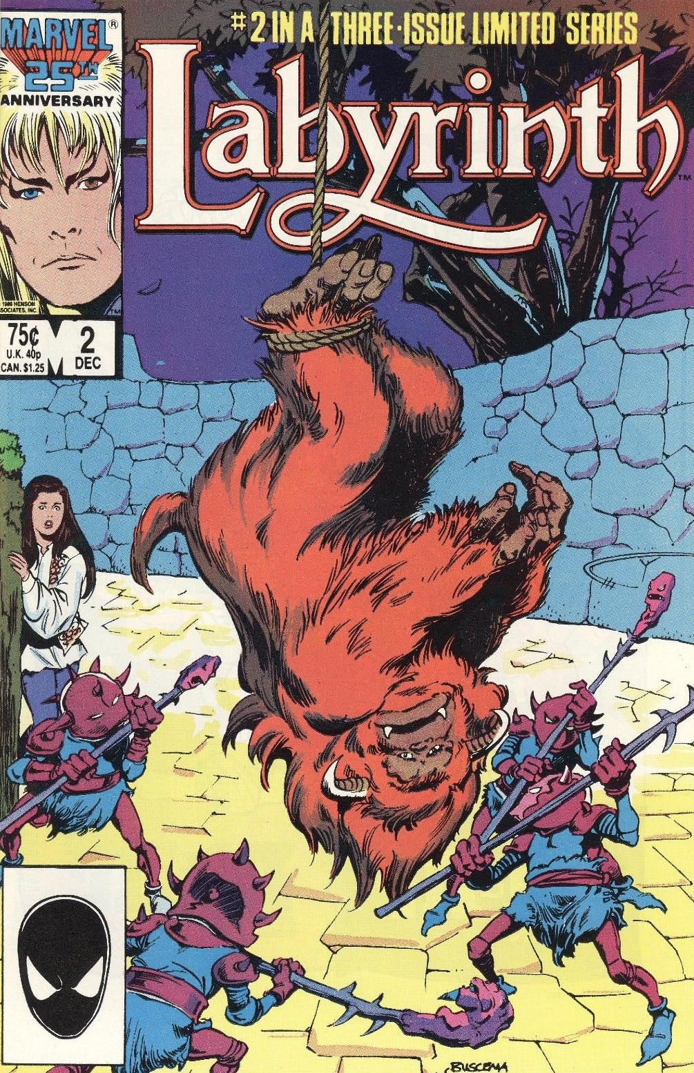 Marvel Comics of the 1980s 1986 Labyrinth 13 Limited Series