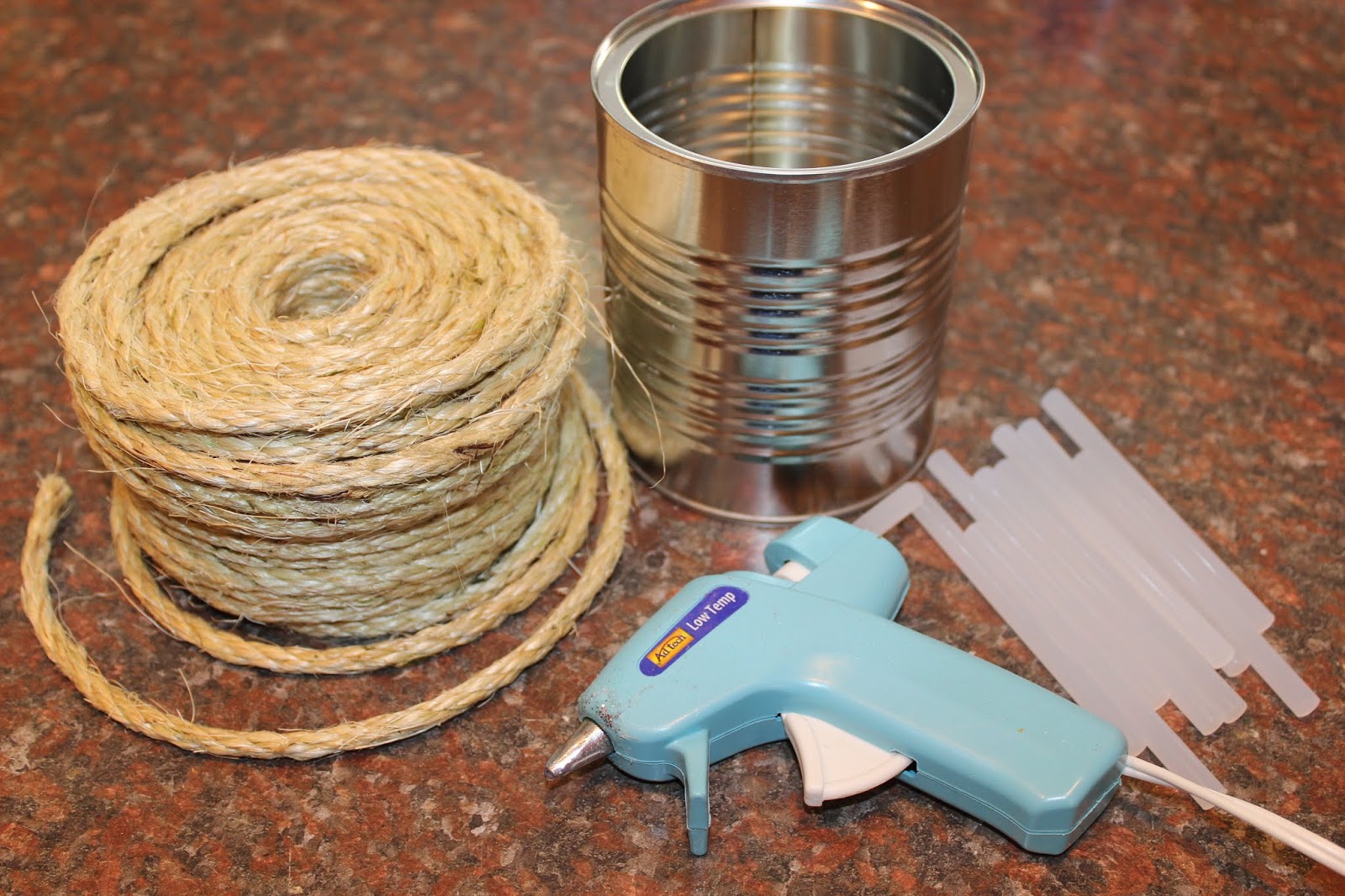 Twine Holder made from Formula Can