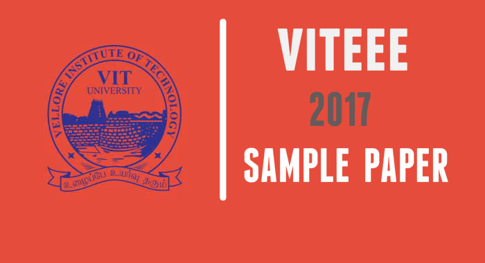 2017 viteee sample question paper VITEEE entrance exam 2017 sample Paper