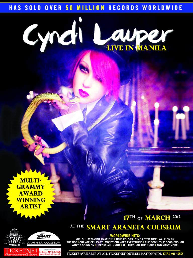 Cyndi Lauper Live in Manila 2012