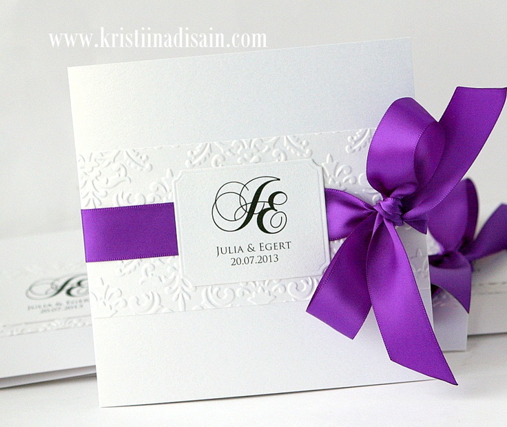 Purple Wedding Invitations