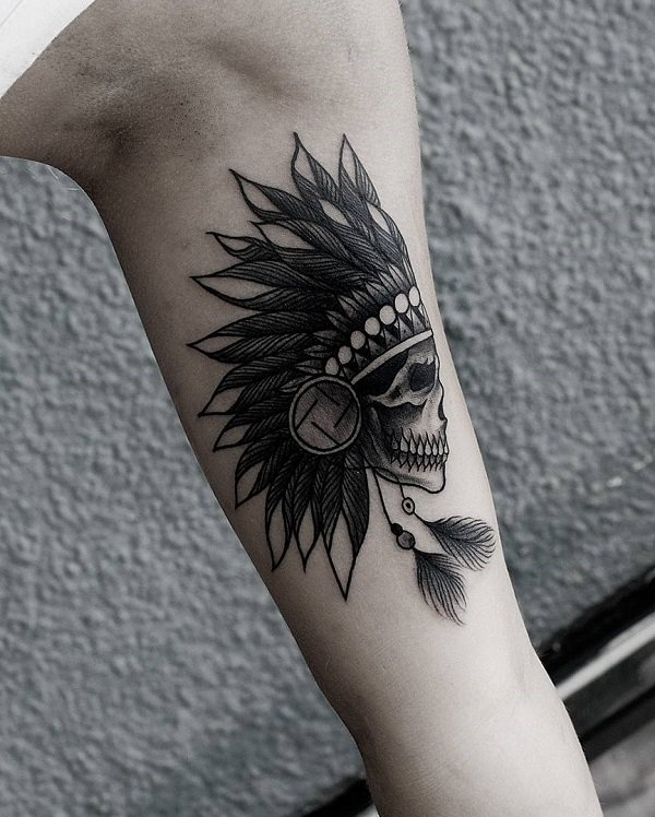 tatuagem índio tatuagem índio