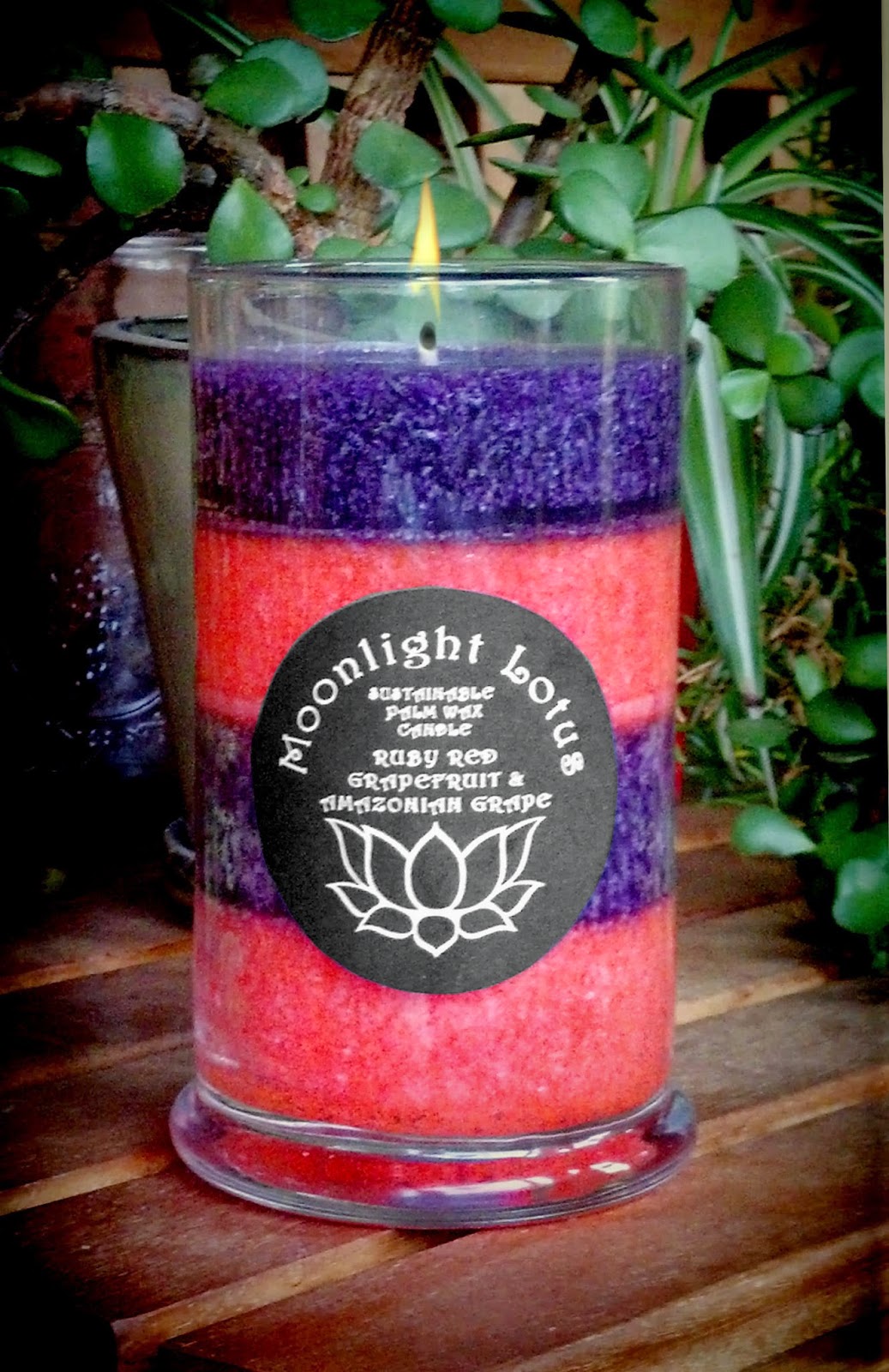 Moonlight Lotus Sustainable Eco Friendly Candles With Strong Scent Throw
