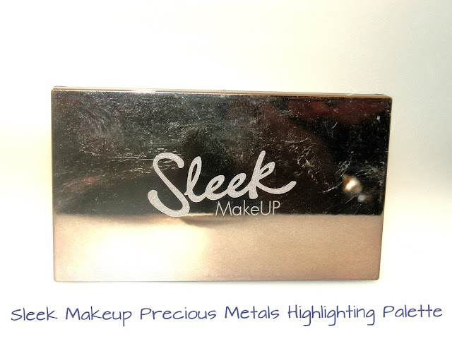 Sleek Makeup Precious Metals Highlighting Palette Swatches 
