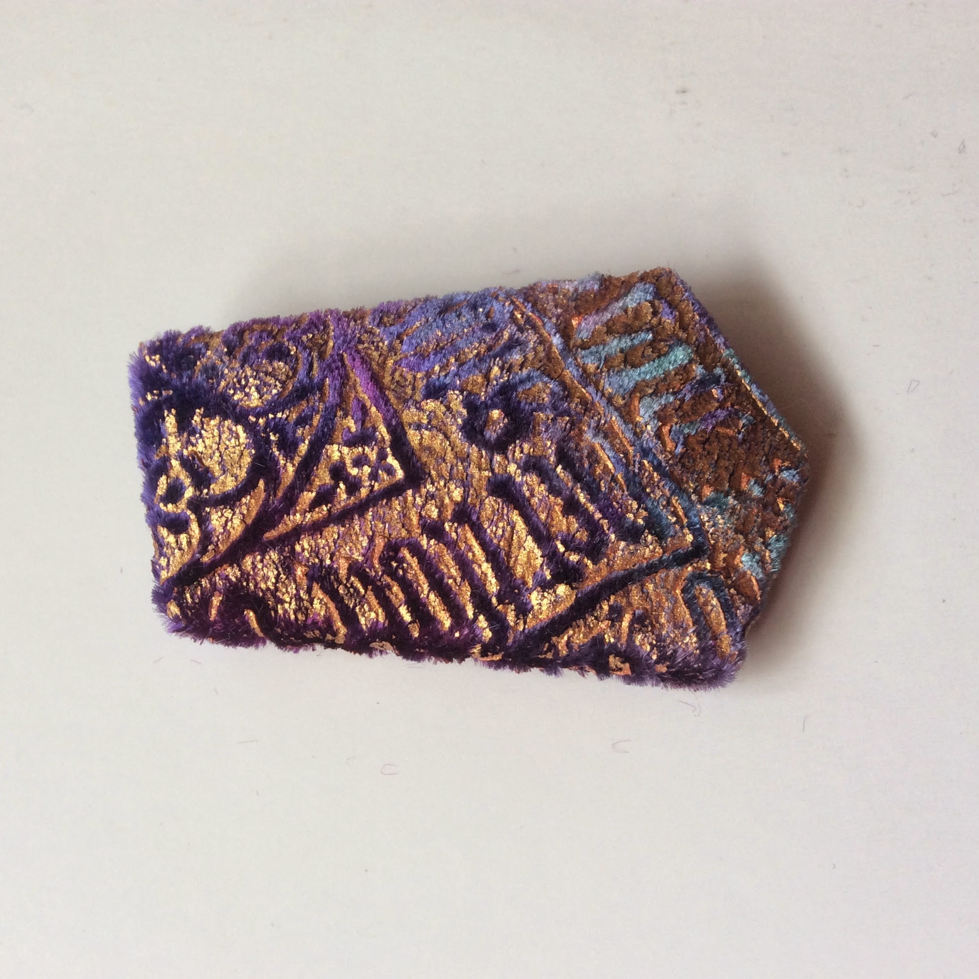 Spiral Dyed Downunder Embossing velvet