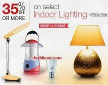 Indoor Lighting 35% off or more