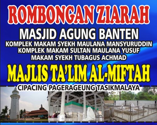 Contoh Banner Wisata Religi Tempat Wisata Indonesia