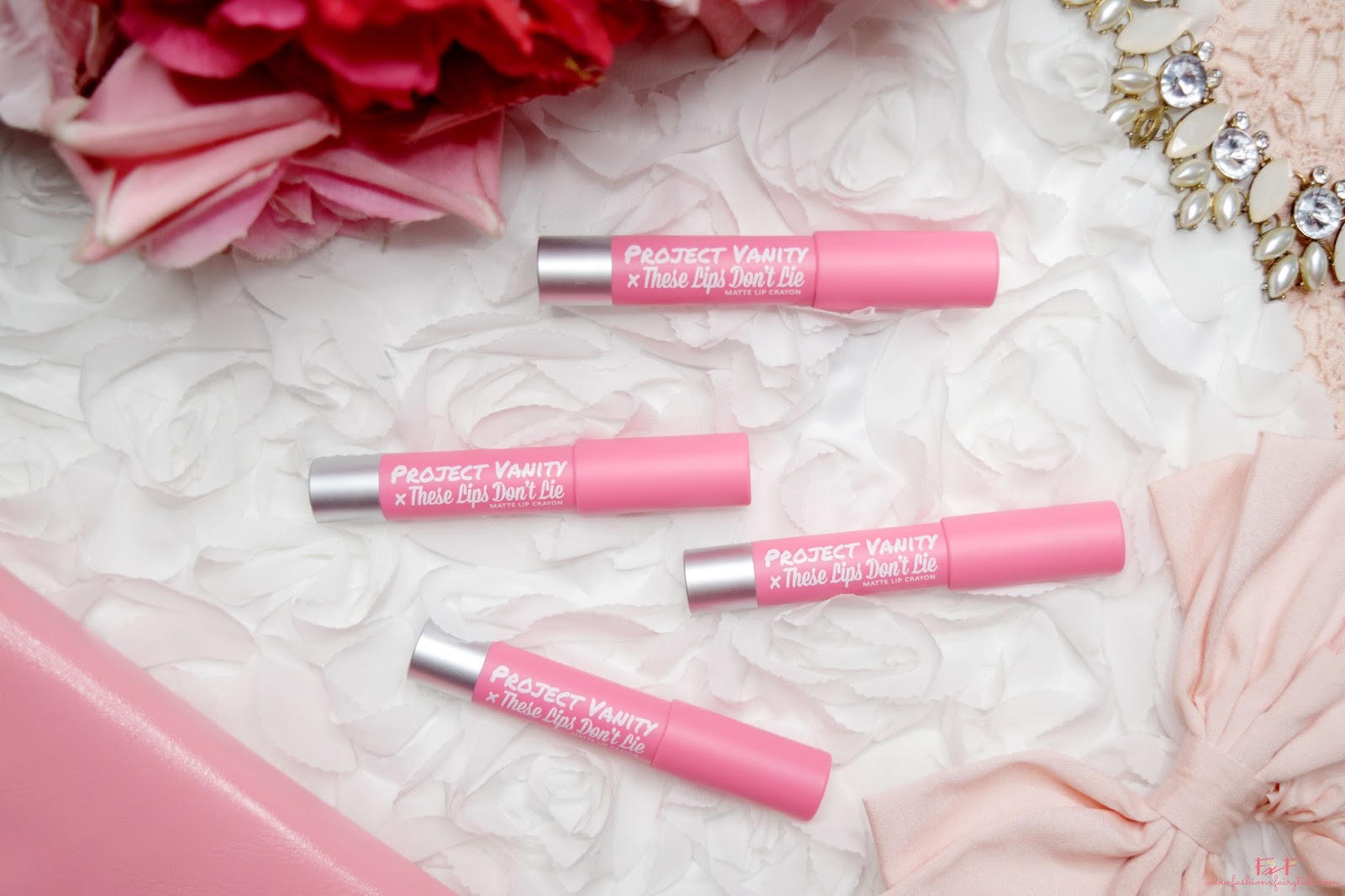 Project Vanity x Pink Sugar These Lips Don't Lie Review & Swatches MatteLipWeek Fashion