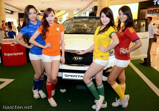 Kia Models, both the automobile and the ladies. 