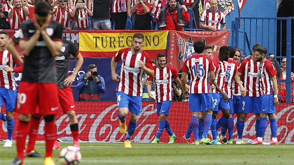 El Atlético se despide del Calderón ganando al Athletic (3-1)