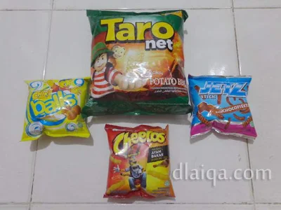 Chiki, Cheetos, JetZ dan Taro