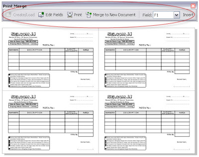 Cara Cepat Membuat Numerator Nota - Langkah 8 Cara Cepat Membuat Numerator - langkah 8