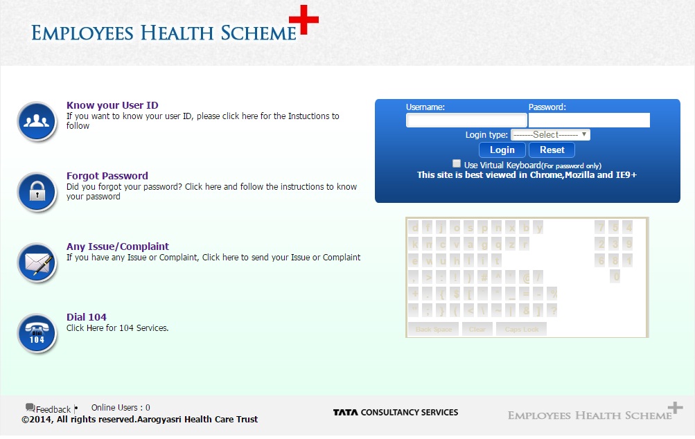 ehf.telangana.gov.in health card