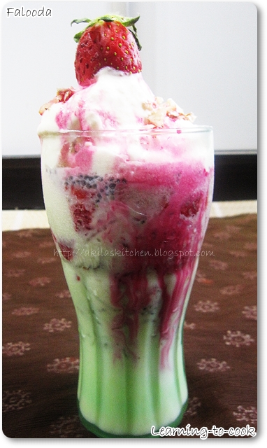 Home made Falooda