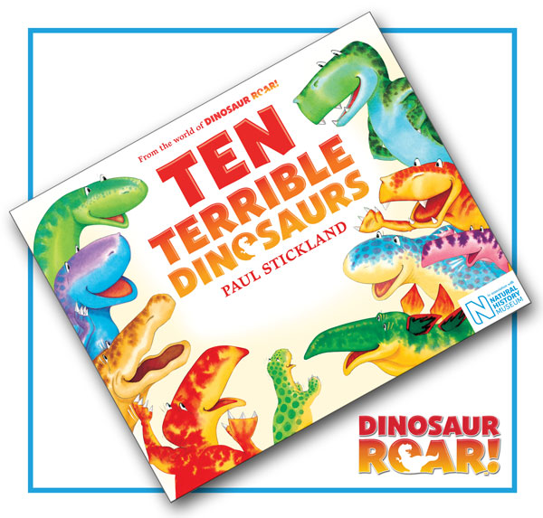 ten terrible dinosaurs, dinosaur roar, paul stickland, kids dinosaurs, classic childrens dinosaur book,