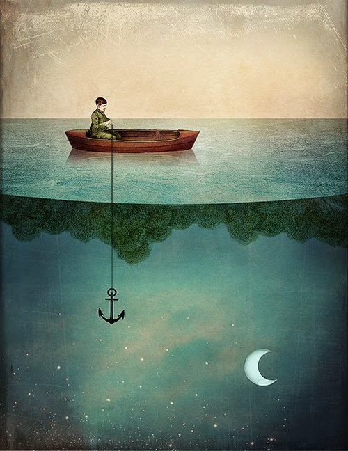As ilustrações surreais e com um ar vintage de Catrin Welz-Stein Catrin Welz-Stein ilustrações surreais estilo vintage fantasia photoshop sonhos oníricos