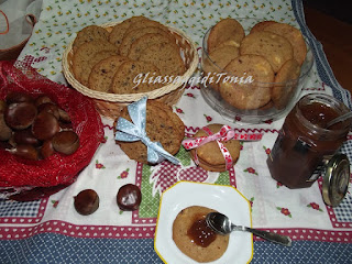 cookies castagne e cioccolato