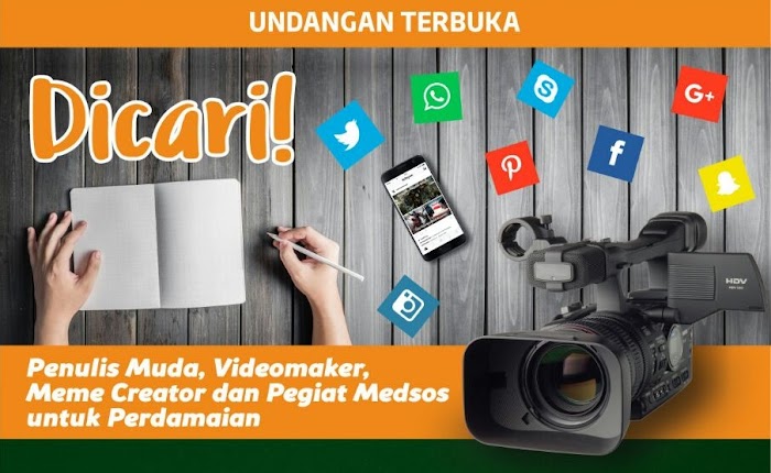 Cetak Agen Perdamaian, Wahid Foundation Gelar Pelatihan Content Creator untuk Pemuda. Gabung Yuk!