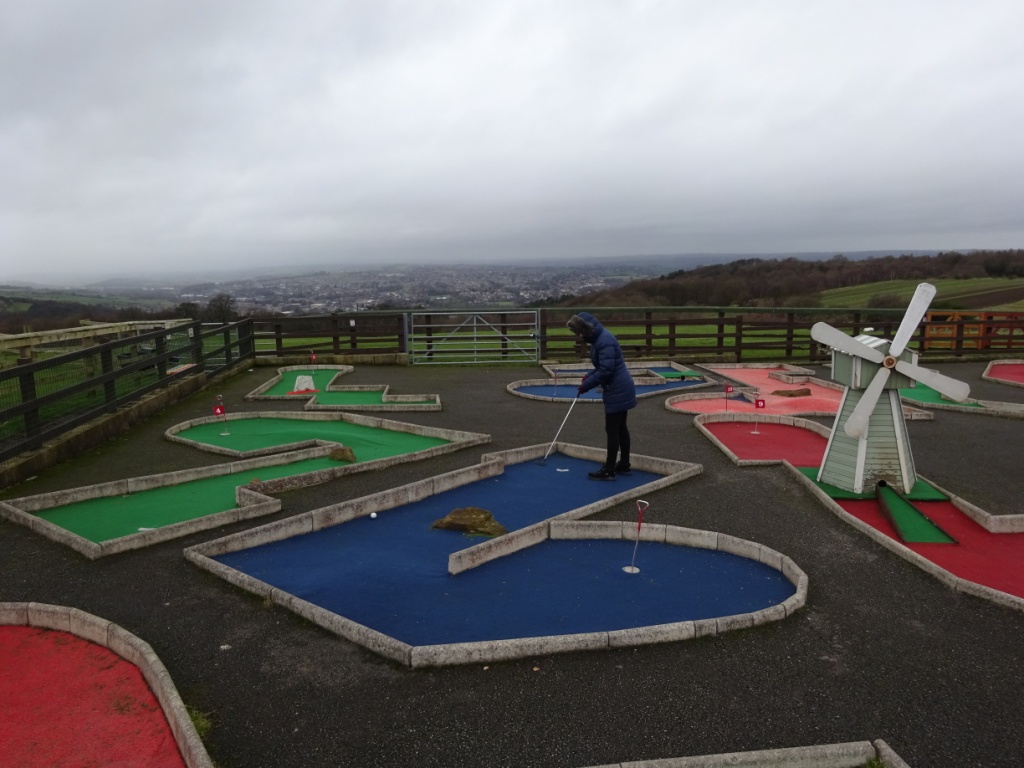 The Ham and Egger Files Crazy Golf at Charlotte's Ice Cream Parlour in