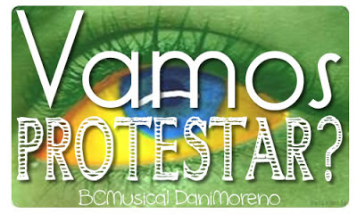 protesto BC Musical Dani Moreno