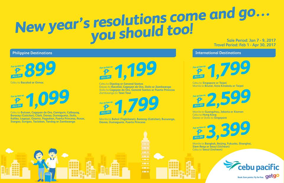new year promo fare cebu pacific promo fares 2017 to 2018 new year promo fare cebu pacific promo fares 2017 to 2018