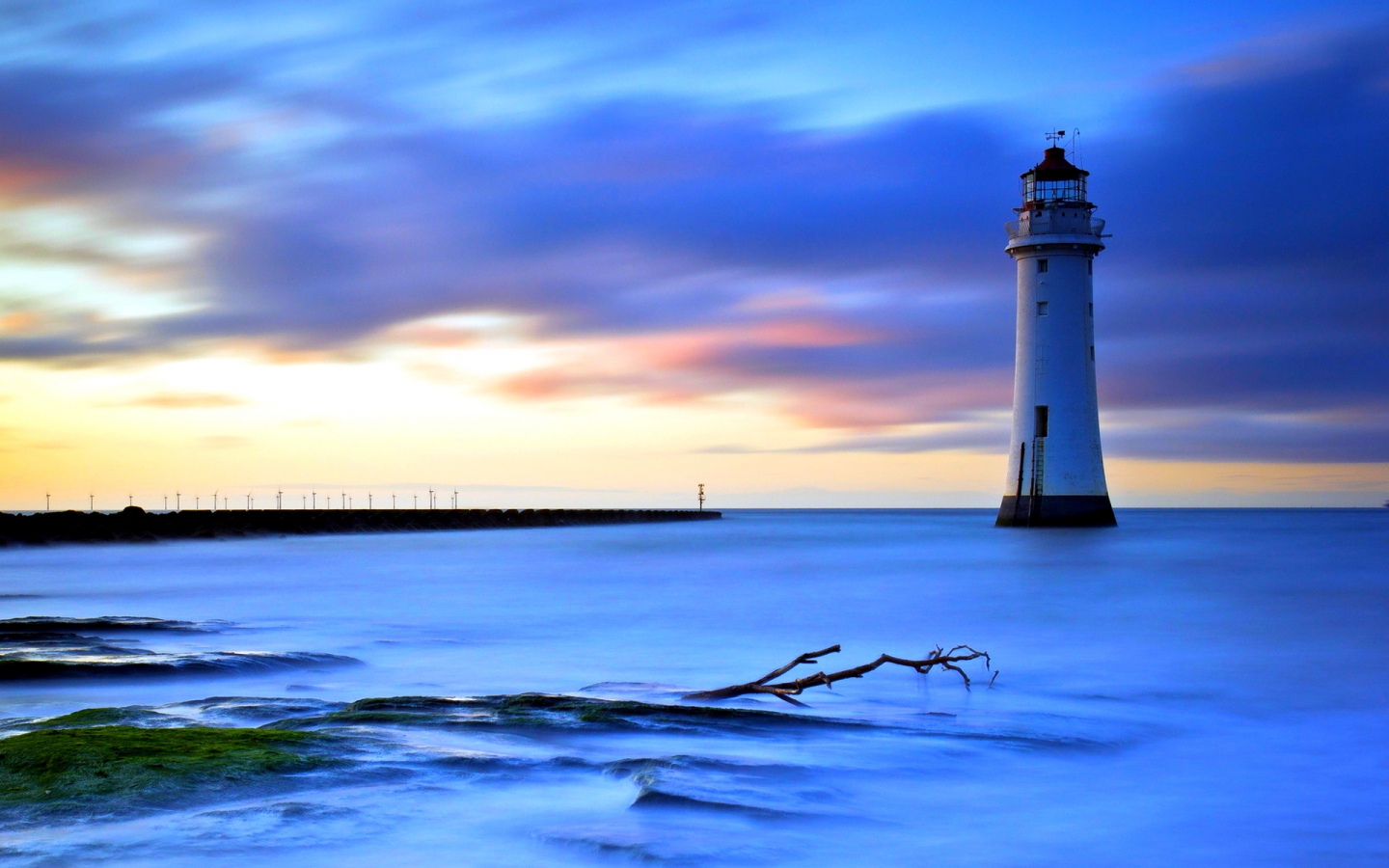 FREE HEADER TEMPLATES: 10 desktop wallpapers “Lighthouse“ 1440x900