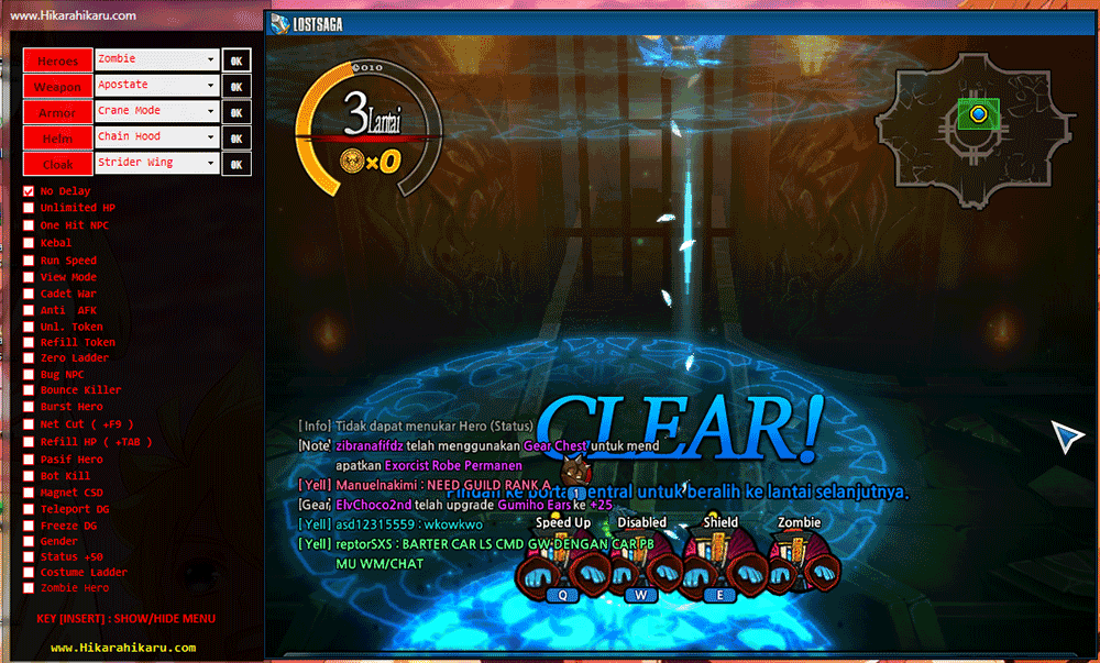 Status cleared. Апостат. hero status.