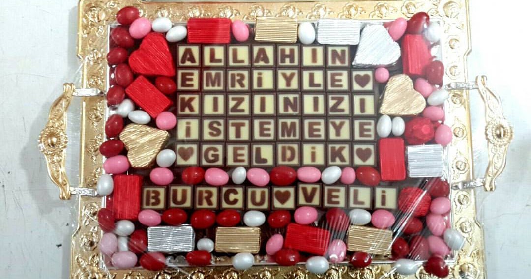 isimli çikolata isimli söz çikolatası