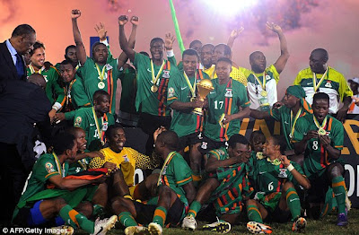 ZAMBIA: 2012 AFRICA CUP OF NATIONS CHAMPIONS! ~ Ma Petite Niche