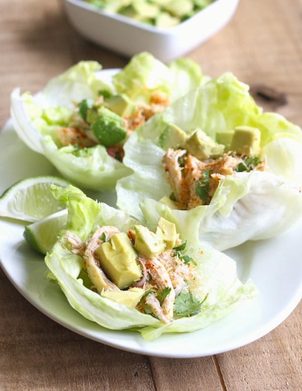 Toasted Coconut and Chicken Lettuce Wraps by SeasonWithSpice.com