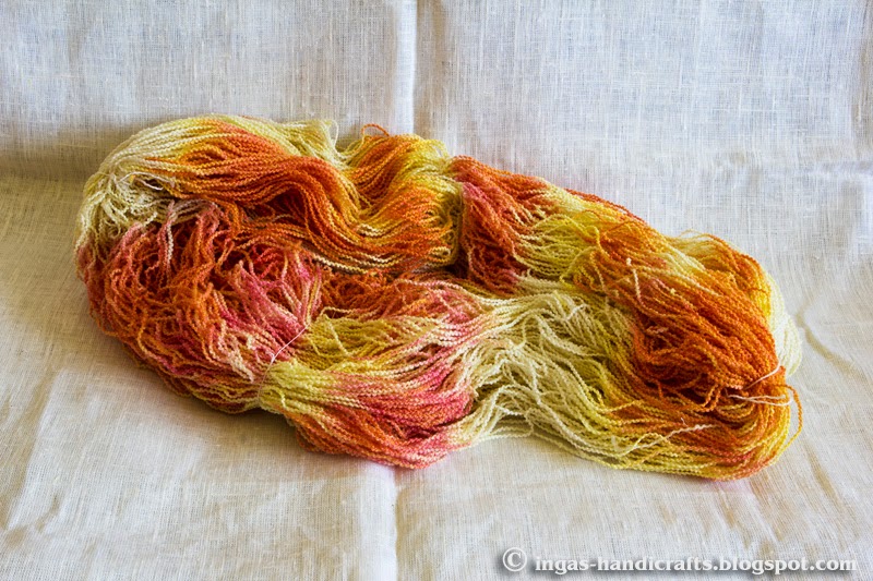 käsitsi värvitud lõng hand dyed yarn
