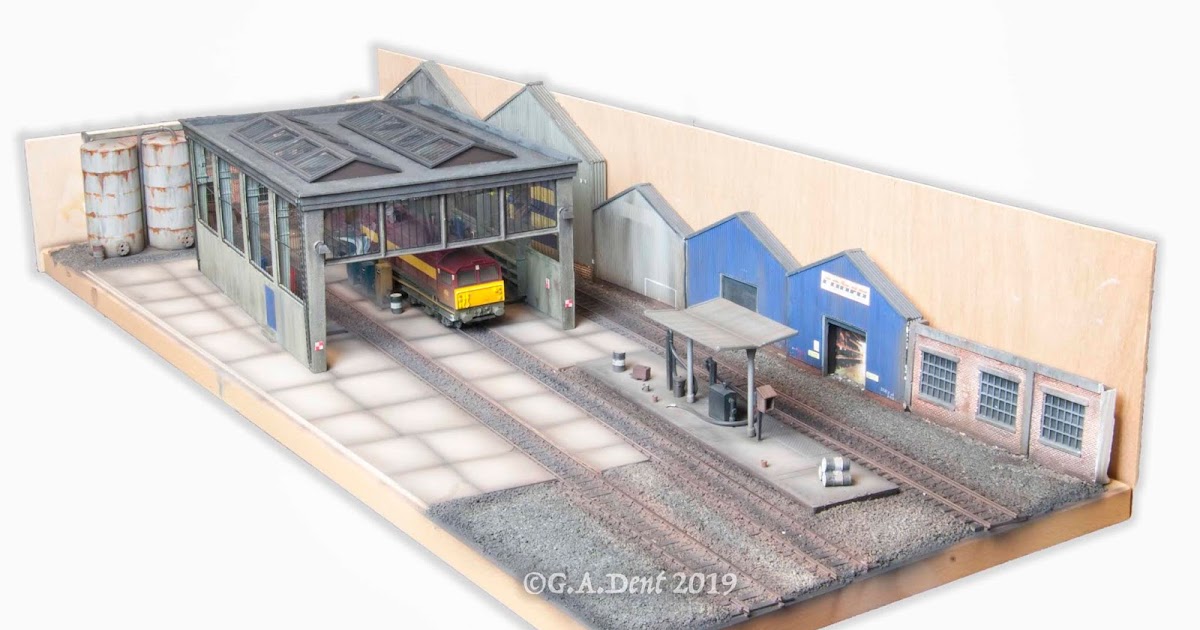 NEW DIESEL DEPOT DIORAMA