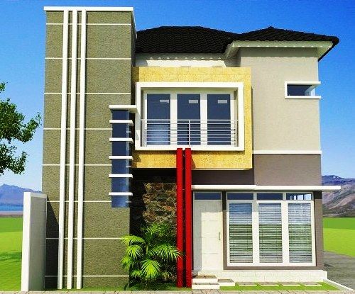 Desain Rumah Minimalis 2 Lantai Type 45 Desain Rumah Minimalis 2 Lantai Type 45